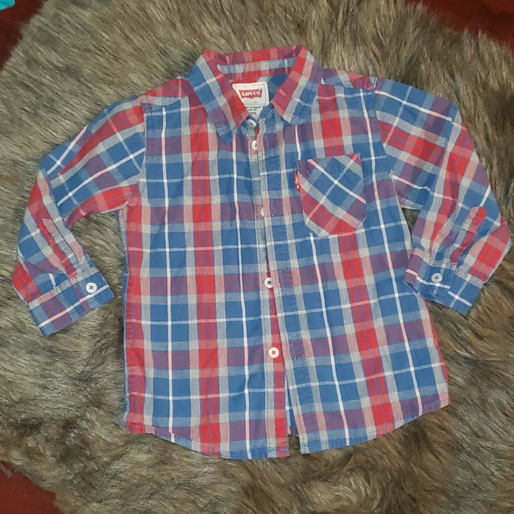 Toddler Boys size 18 months Levis dress shirt